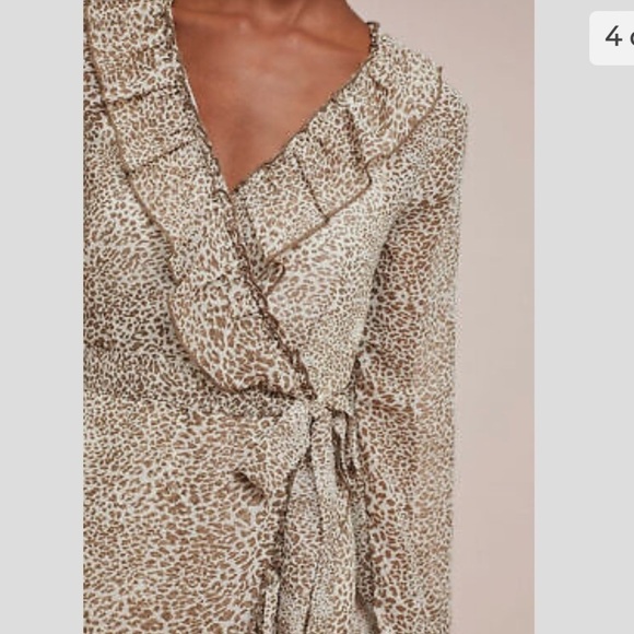 Anthropologie Ranna Gill ruffled leopard print dress - Picture 12 of 12